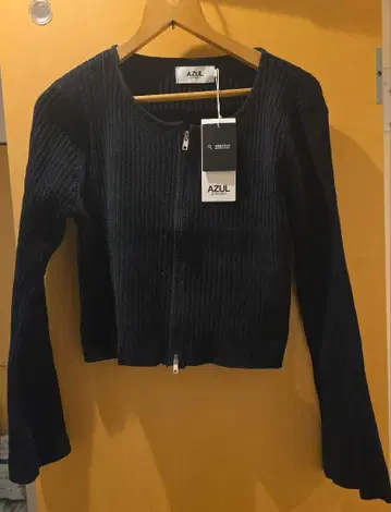 AZUL 블랙 리브 가디건