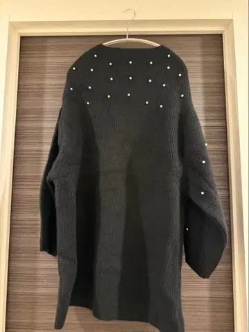 FRAYI.D 라쿤 펄 니트 미니 원피스