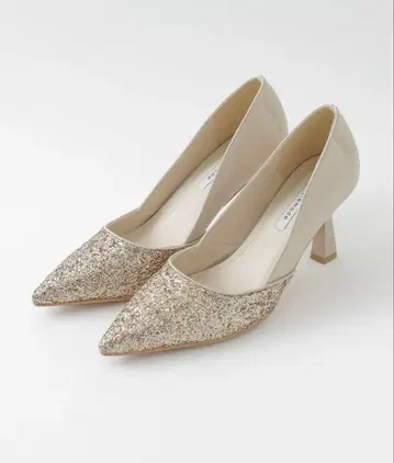 niana 글리터 라메 파티 펌프스