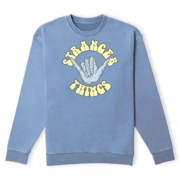 기묘한 이야기 Stranger Things 데님 블루 트레이닝복