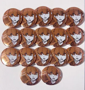 쿠로 나란세 메탈 캔뱃지 블루 록