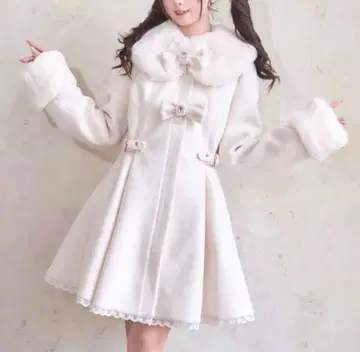 NoGenki 리본 싱글 브레스 코트