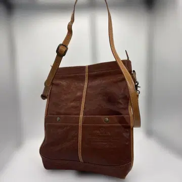 Dakota 브라운 가죽 숄더백