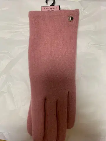 택 포함 새상품 kate spade 핑크 장갑