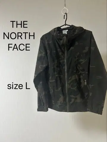 THE NORTH FACE 카모 패턴 마운틴 파카 컴팩트 자켓 L