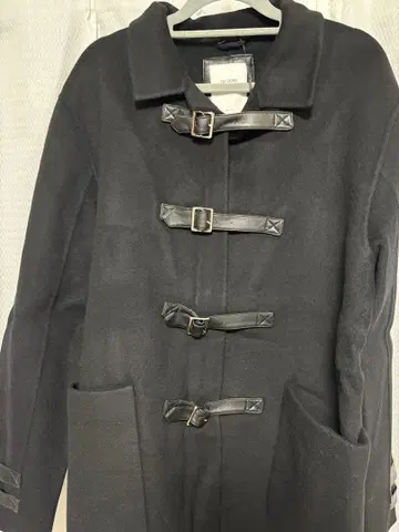 미사용 새상품 THE CRIMIE 블랙 더플 코트 L 정가 81,400엔