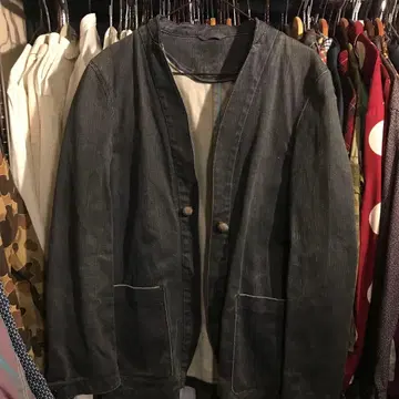 유나이티드 애로우즈 데님 테일러드 자켓 archive