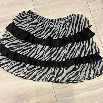 Fabulous CECIL McBEE 제브라 미니 스커트 헤이세이 갸루