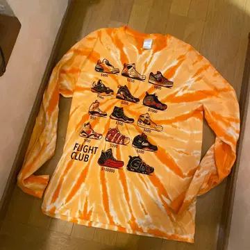 스니커즈 홀릭 타이 다이 롱 T