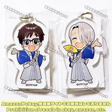 유리 onICE 유리 빅토르 사가 아크릴 키링 2개