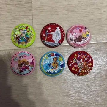 디즈니 자수 캔뱃지 6종 세트