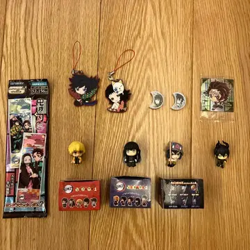 귀멸의 칼날 아크릴 키링, 스티커, 피규어 외 세트