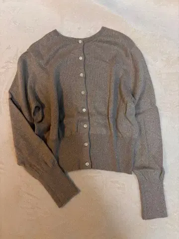 새상품급 언타이틀 2way 라메 니트 가디건 캐시미어 혼방