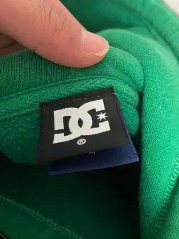 DC 그린 후드티