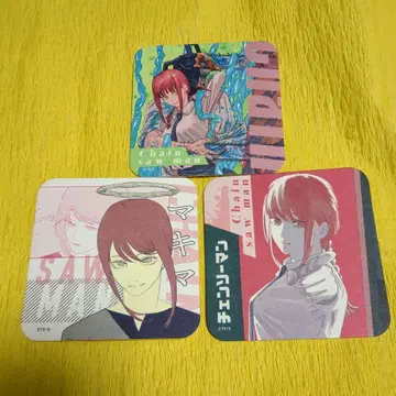 체인소 맨 아트 코스터 마키마 3종