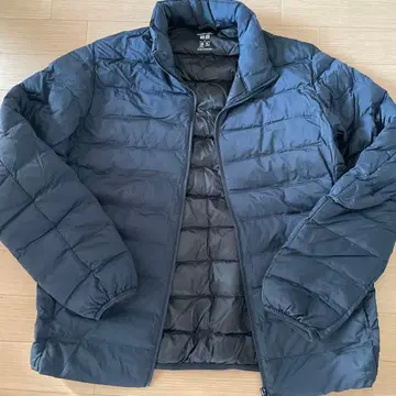 다크 블루 M 사이즈 다운 자켓