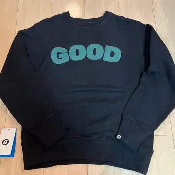 GOODENOUGH 블랙 맨투맨 M 사이즈