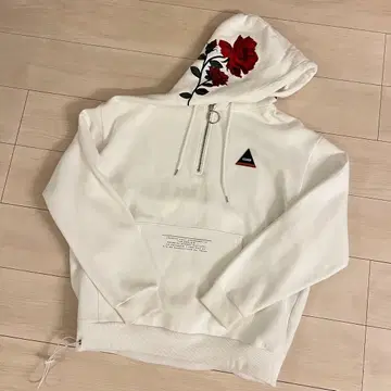 새상품 LEGENDA 레전드 지퍼 후드티 화이트 S 사이즈