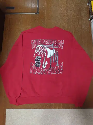 NEFF 맨투맨 빨간색 4XL