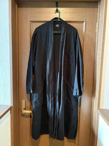 gold LINEN HERRINGBONE ENGINEER COAT