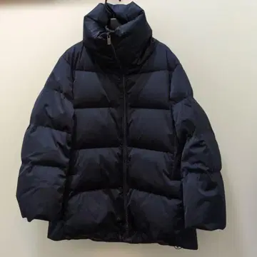 +J 볼륨 다운 자켓 네이비 M