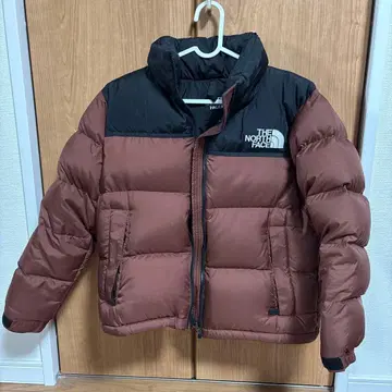 THE NORTH FACE 숏 눕시 재킷 S 브라운/블랙