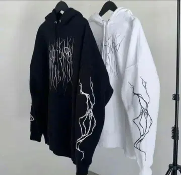 culttokyo 오버 사이즈 후드 후드티 화이트