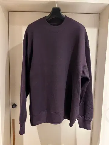 Cale 칼 슈퍼 120 에어 울 쭈리 맨투맨 3 퍼플