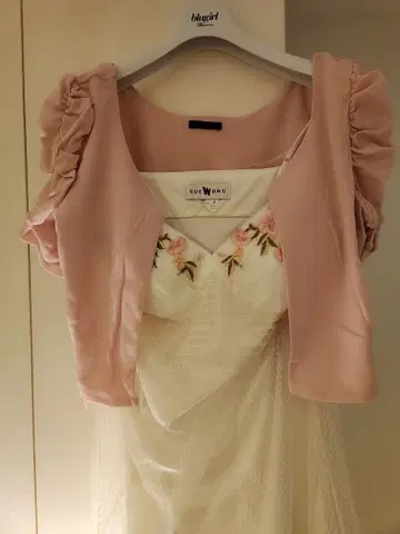 가디건 볼레로 핑크