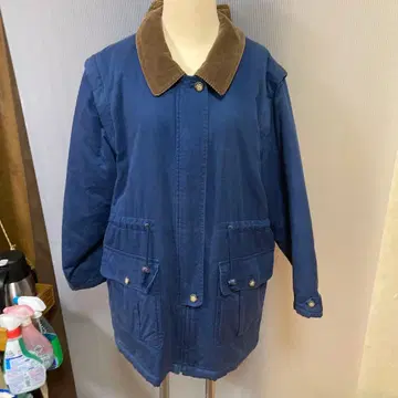 네이비 코듀로이 옷깃 자켓 베스트로도 변형 가능