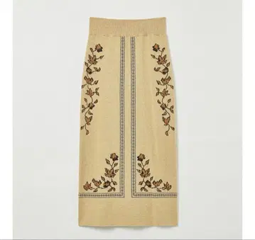 Eaphi SCARF MOTIF KNIT SKIRT