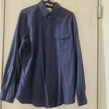 L.L.Bean 네이비 버튼 다운 긴팔 셔츠 S-REG 일본 사이즈 M