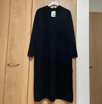 야마다야 MEDOC 메도크 보틀넥 롱 니트 원피스 심플