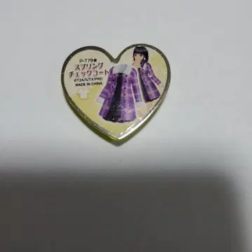 프리티 리듬 스프링 체크 코트