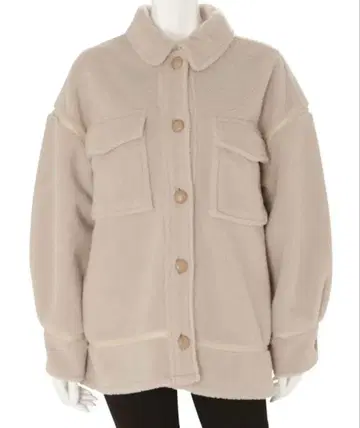 머큐리 듀오 보아 자켓 카라 부착 베이지 프리 사이즈