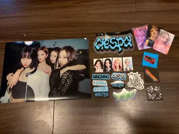 aespa 포토 카드, 클리어 파일, 스티커 세트