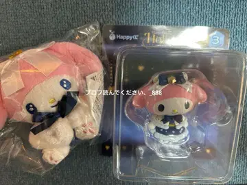 산리오 해피 복권 마이멜로디 봉제 인형 참 피규어