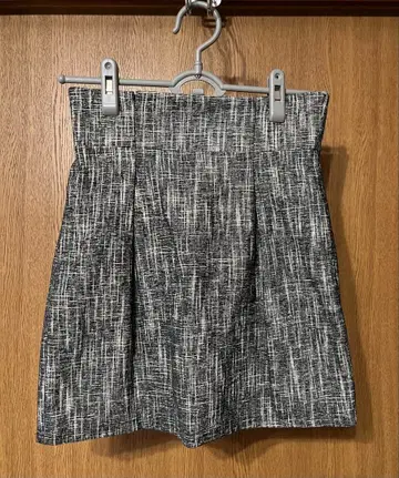 EMODA 와이드 벨트 미니 스커트