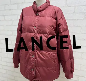 새상품 Lancel 버건디 다운 자켓