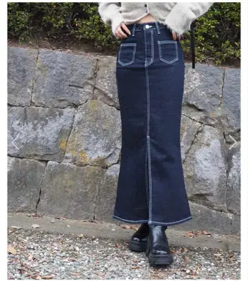 laulen 머메이드 데님 스커트