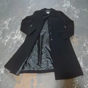 인디비 INDIVI 롱 코트 블랙 38