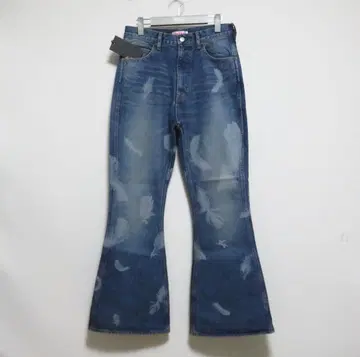 MASU BOYS FEATHER BELL-BOTTOM JEANS 46