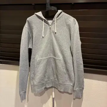 Campion 지퍼 후드티 그레이 아메카지