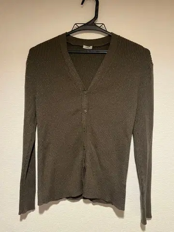 IENA 카키 가디건 긴팔