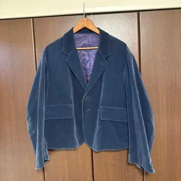 URU 16AW/16FUJ08/SHORT VELVET JACKET