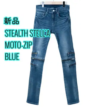 새상품 스텔스 스텔라 STEALTH STELL'A MOTO-ZIP 데님