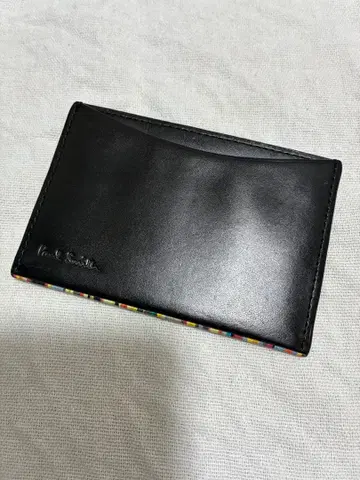 폴 스미스 블랙 가죽 패스 케이스