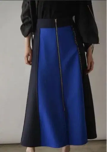 RADIATE 라디에이트 바이컬러 로고 테이프 본딩 스커트