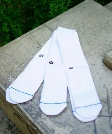 STANCE 스탠스 삭스 무지 양말 3세트 화이트