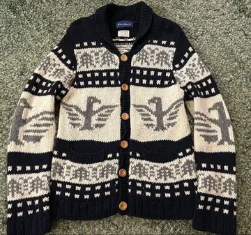 어반 리서치 카우친 자켓 스웨터 니트 M 네이비